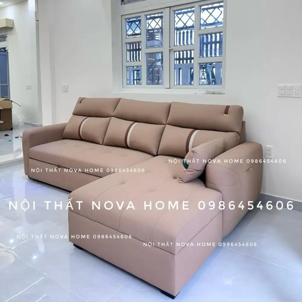 Sofa Giường Kéo Da Bò Thông Minh 3 Sofa Giường Kéo Da Bò Thông Minh