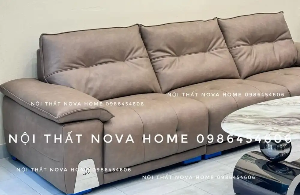 SoFa Văng Đôi Kèm Đôn Nova Lux 4 SoFa Văng Đôi Kèm Đôn Nova Lux