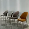 GACC07 Ghế Ăn Sò Phối Hoa Văn