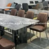 GACC08 Ghế Ăn Da Vân Bò Cổ Điển 4 GACC08 Ghế Ăn Da Vân Bò Cổ Điển