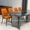 GABD06 Ghế Ăn Họa Tiết Xương Cá
